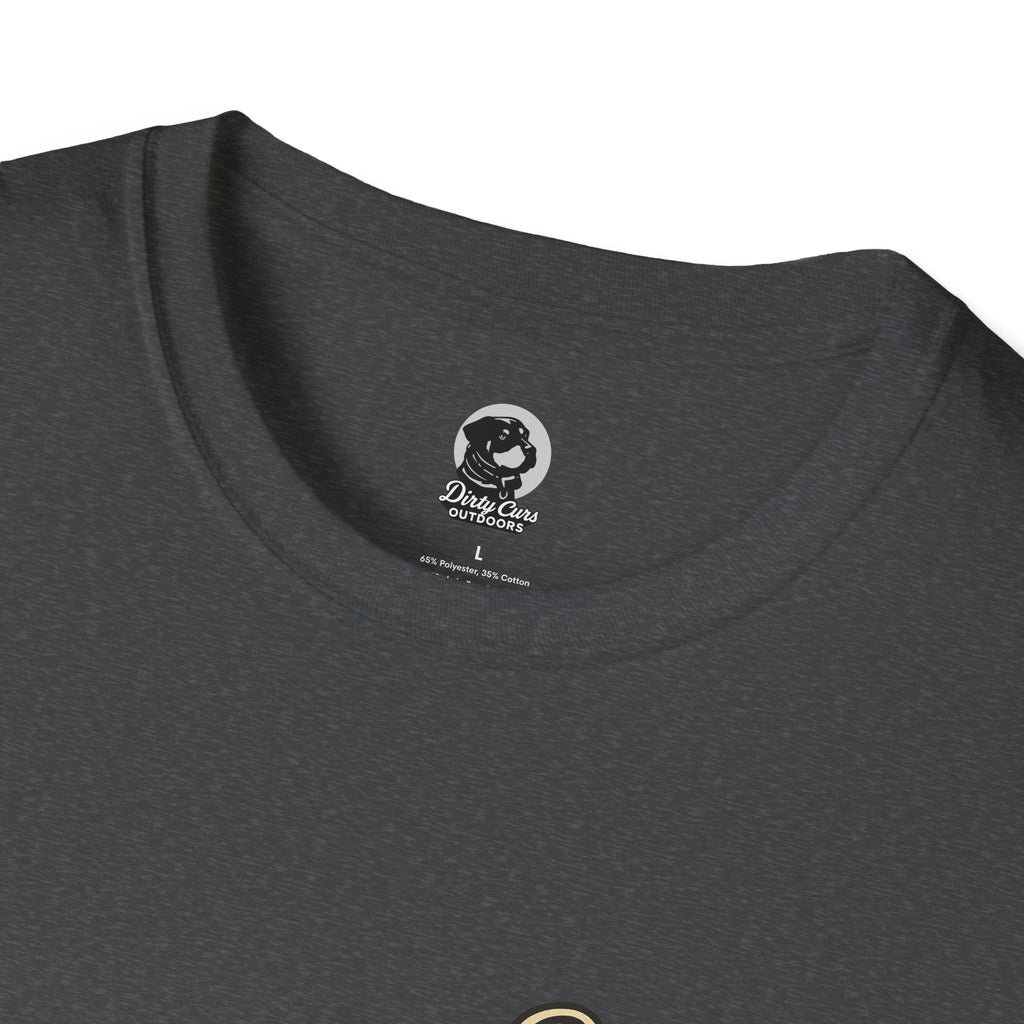 Hog & Dog Hunting Graphic T-Shirt — "On the Hunt" Vintage Badge