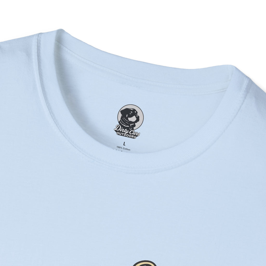 Hog & Dog Hunting Graphic T-Shirt — "On the Hunt" Vintage Badge
