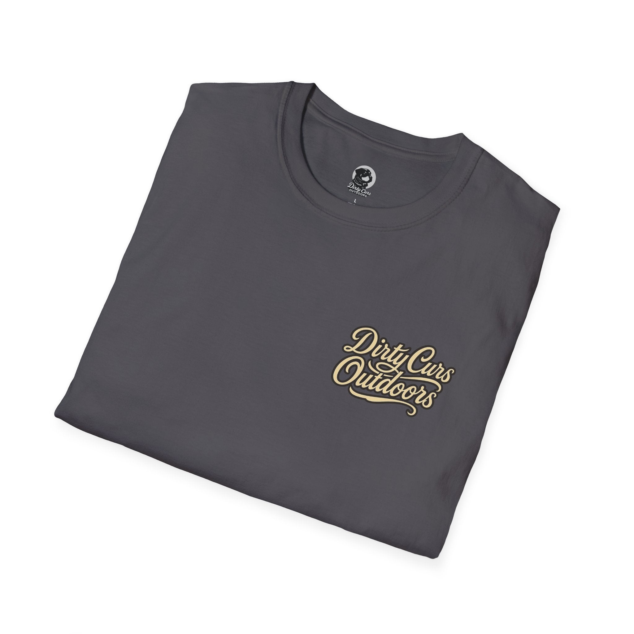 Hog & Dog Hunting Graphic T-Shirt — "On the Hunt" Vintage Badge