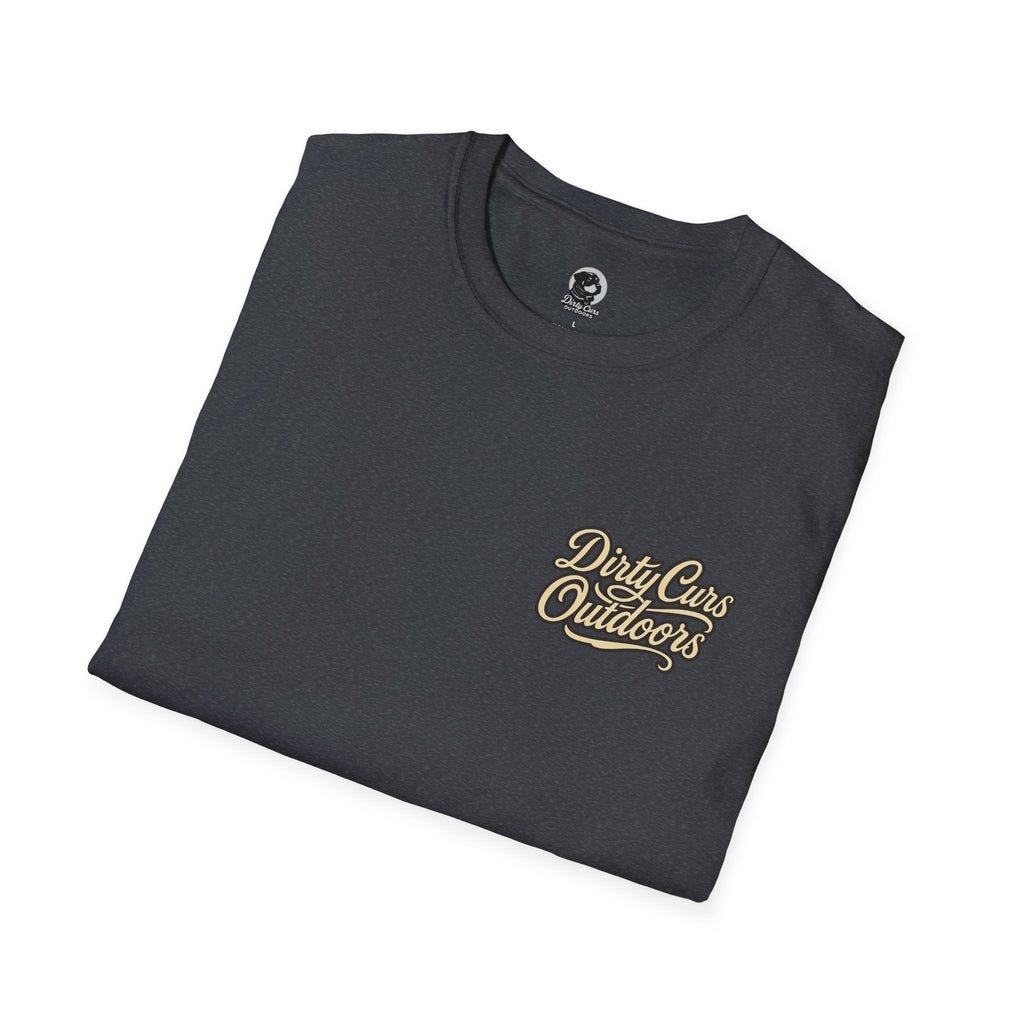 Hog & Dog Hunting Graphic T-Shirt — "On the Hunt" Vintage Badge