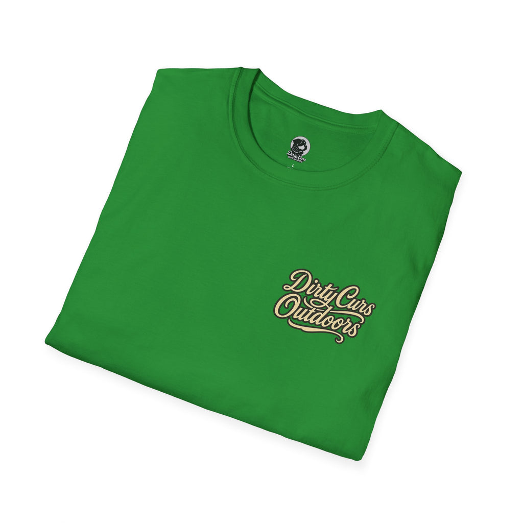 Hog & Dog Hunting Graphic T-Shirt — "On the Hunt" Vintage Badge