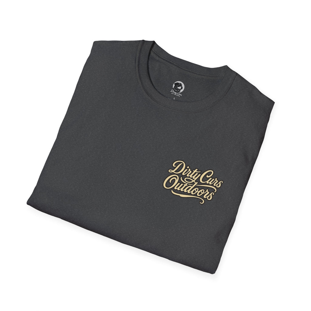 Hog & Dog Hunting Graphic T-Shirt — "On the Hunt" Vintage Badge
