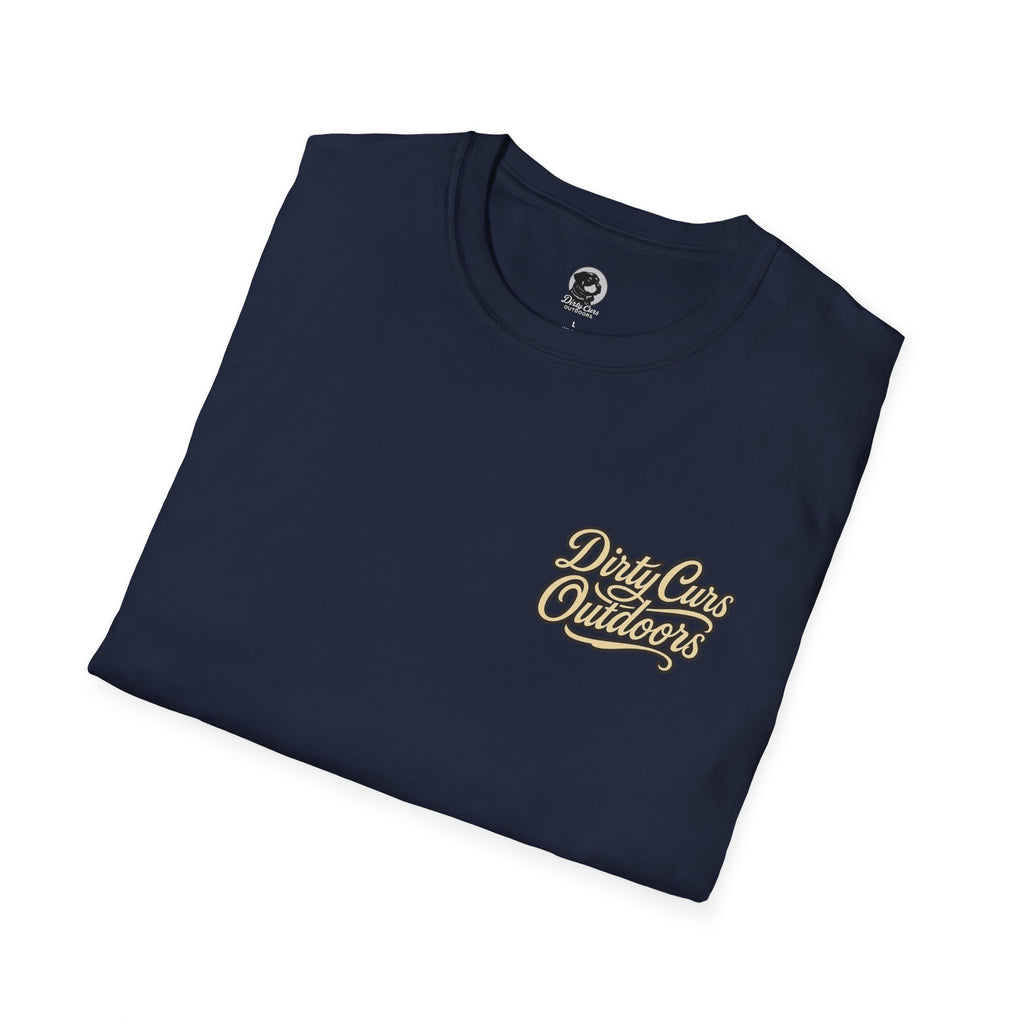 Hog & Dog Hunting Graphic T-Shirt — "On the Hunt" Vintage Badge