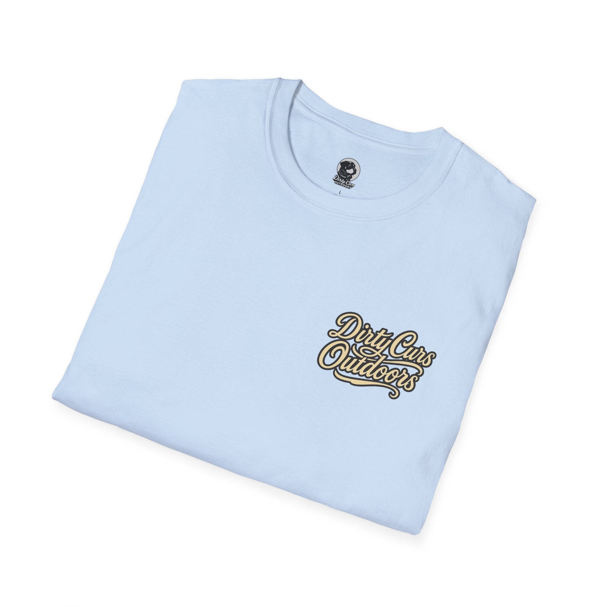 Hog & Dog Hunting Graphic T-Shirt — "On the Hunt" Vintage Badge